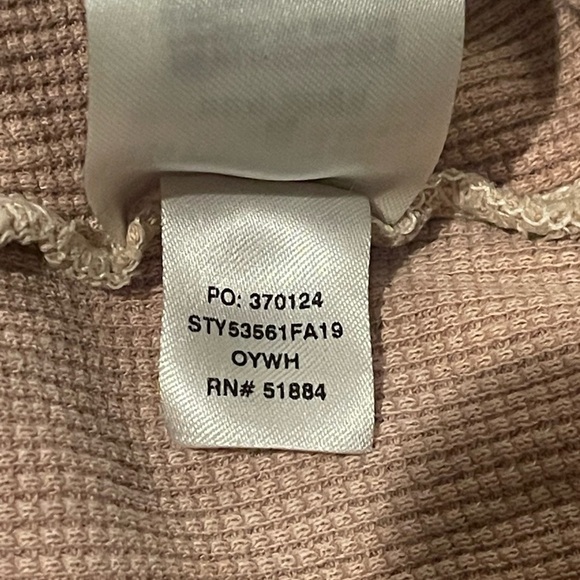 Patagonia hooded waffle tunic in tan women’s size extra small - Picture 8 of 8